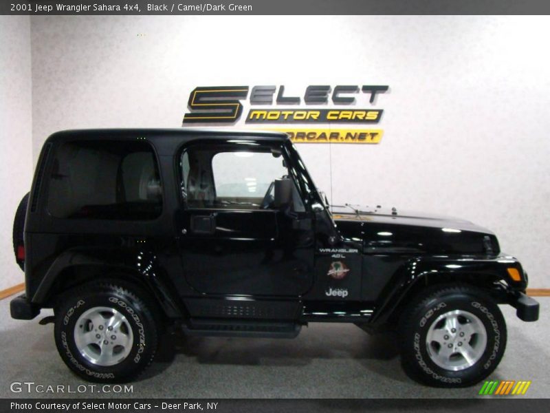 Black / Camel/Dark Green 2001 Jeep Wrangler Sahara 4x4