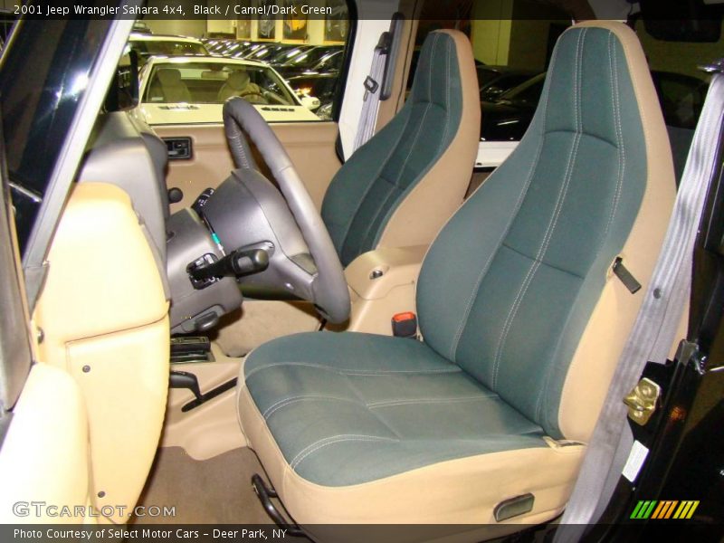 Black / Camel/Dark Green 2001 Jeep Wrangler Sahara 4x4