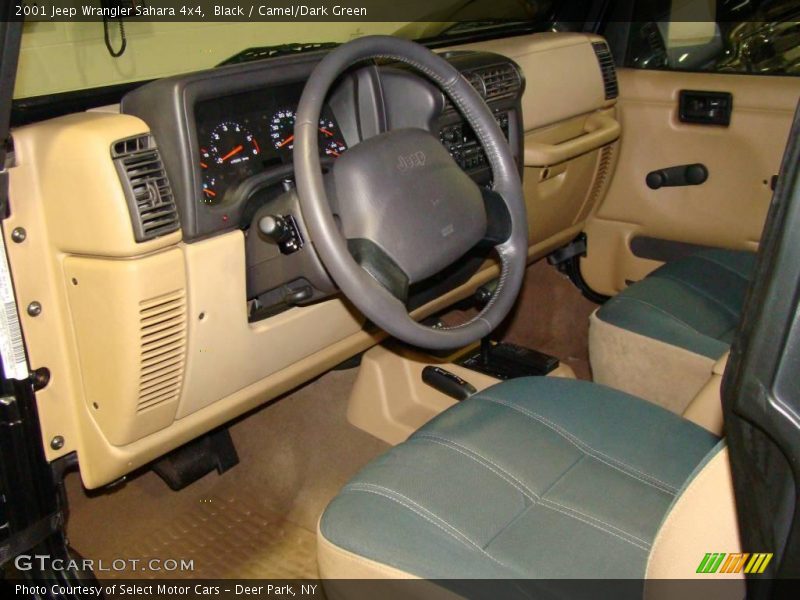 Black / Camel/Dark Green 2001 Jeep Wrangler Sahara 4x4