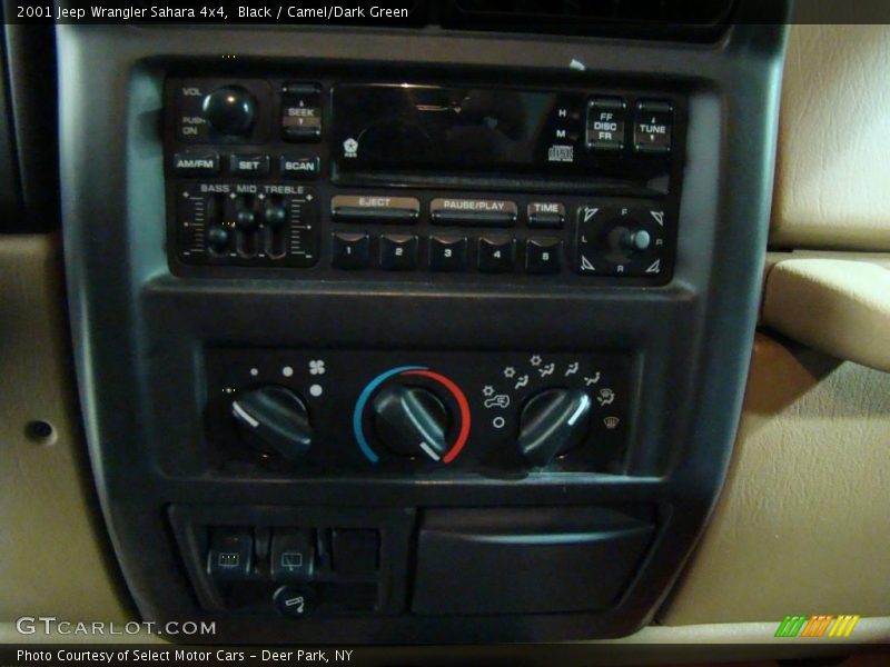 Black / Camel/Dark Green 2001 Jeep Wrangler Sahara 4x4