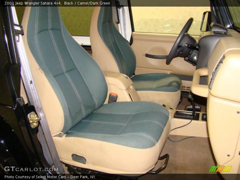 Black / Camel/Dark Green 2001 Jeep Wrangler Sahara 4x4