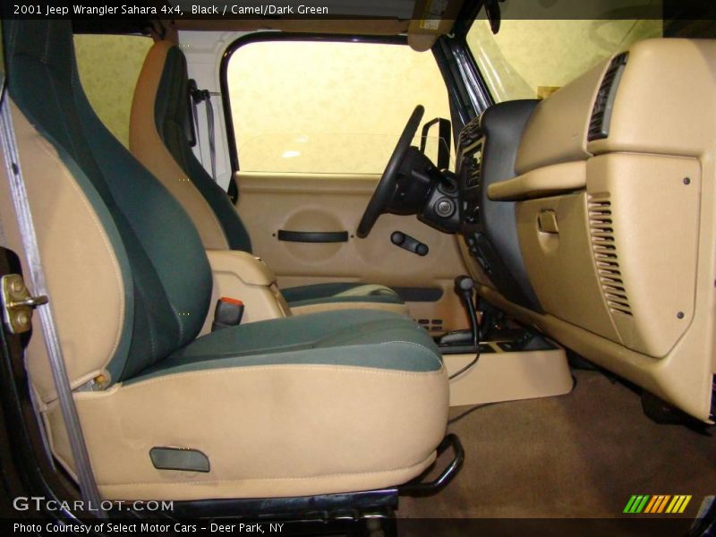 Black / Camel/Dark Green 2001 Jeep Wrangler Sahara 4x4