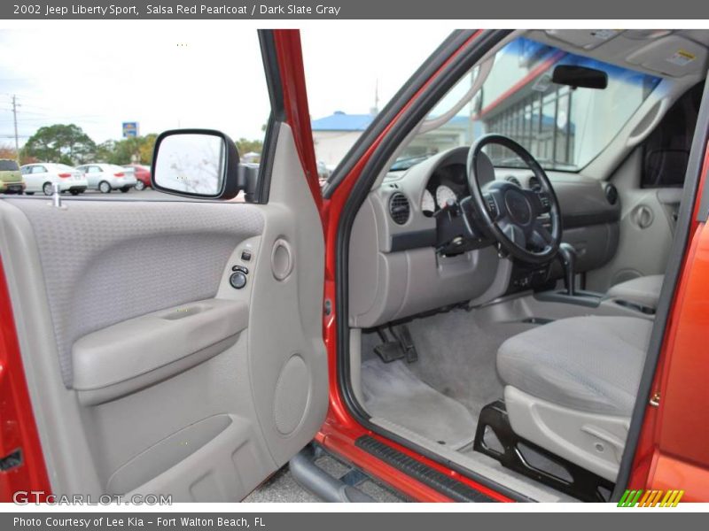 Salsa Red Pearlcoat / Dark Slate Gray 2002 Jeep Liberty Sport