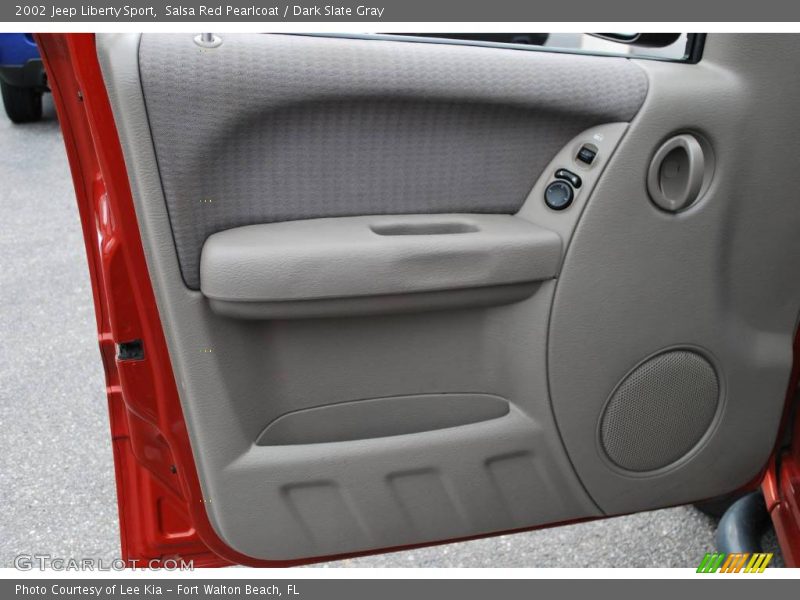 Salsa Red Pearlcoat / Dark Slate Gray 2002 Jeep Liberty Sport