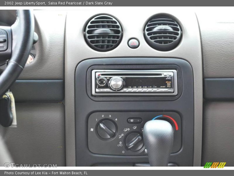 Salsa Red Pearlcoat / Dark Slate Gray 2002 Jeep Liberty Sport