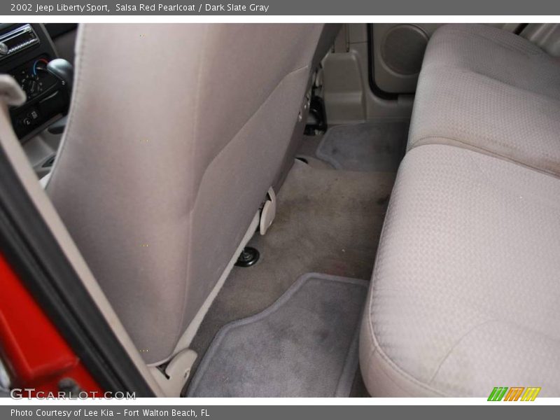 Salsa Red Pearlcoat / Dark Slate Gray 2002 Jeep Liberty Sport