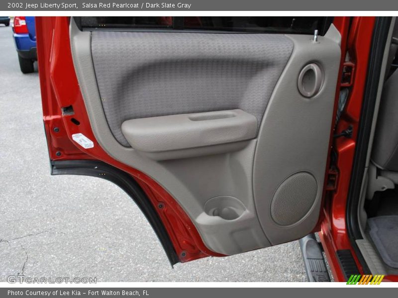 Salsa Red Pearlcoat / Dark Slate Gray 2002 Jeep Liberty Sport