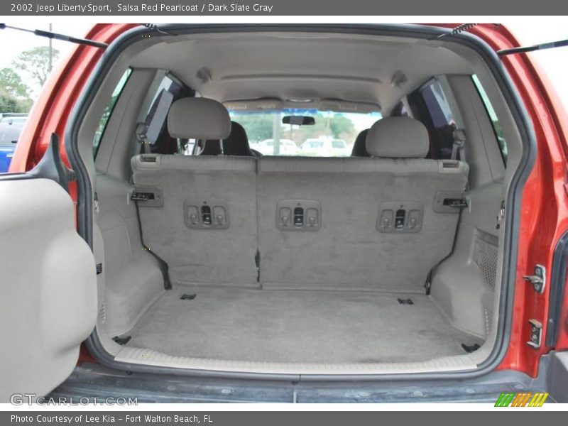 Salsa Red Pearlcoat / Dark Slate Gray 2002 Jeep Liberty Sport