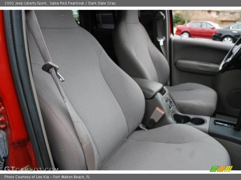 Salsa Red Pearlcoat / Dark Slate Gray 2002 Jeep Liberty Sport