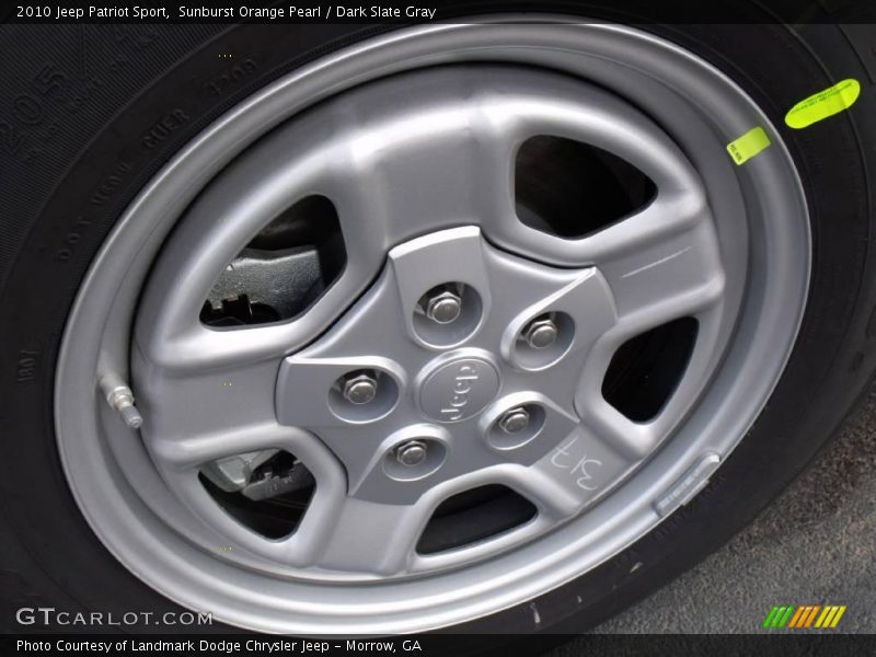 Sunburst Orange Pearl / Dark Slate Gray 2010 Jeep Patriot Sport