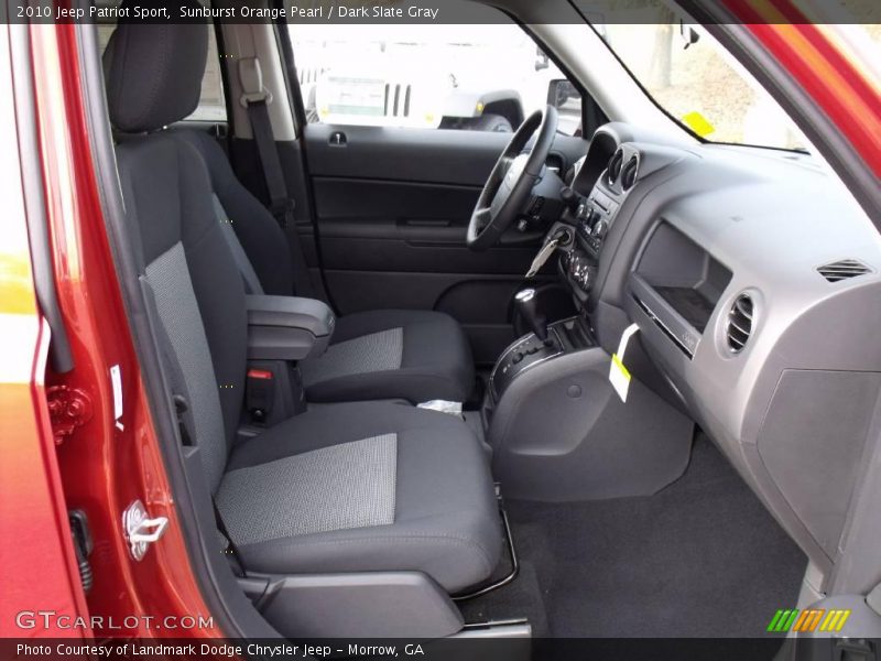 Sunburst Orange Pearl / Dark Slate Gray 2010 Jeep Patriot Sport
