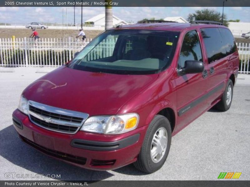 Sport Red Metallic / Medium Gray 2005 Chevrolet Venture LS