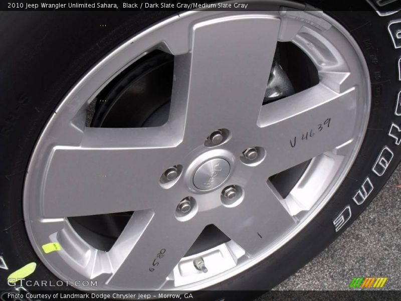 Black / Dark Slate Gray/Medium Slate Gray 2010 Jeep Wrangler Unlimited Sahara