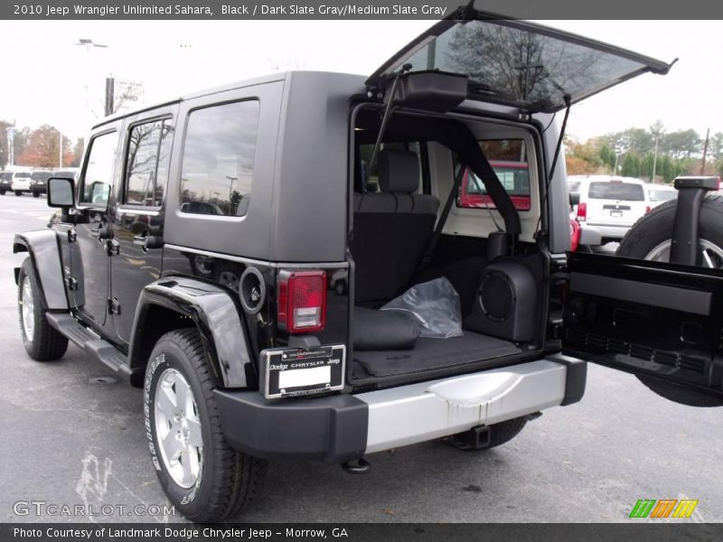 Black / Dark Slate Gray/Medium Slate Gray 2010 Jeep Wrangler Unlimited Sahara