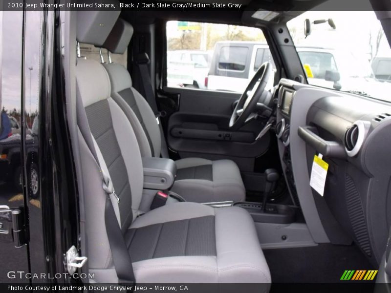 Black / Dark Slate Gray/Medium Slate Gray 2010 Jeep Wrangler Unlimited Sahara