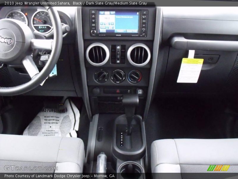 Black / Dark Slate Gray/Medium Slate Gray 2010 Jeep Wrangler Unlimited Sahara
