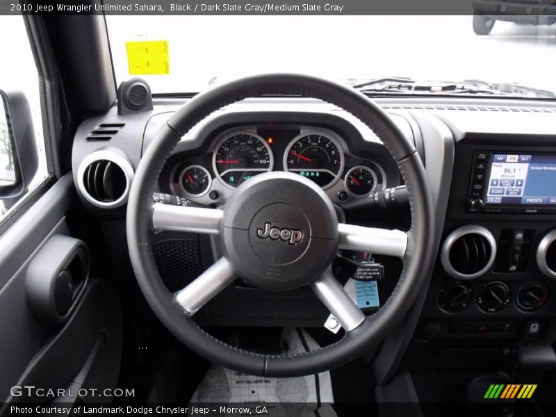 Black / Dark Slate Gray/Medium Slate Gray 2010 Jeep Wrangler Unlimited Sahara