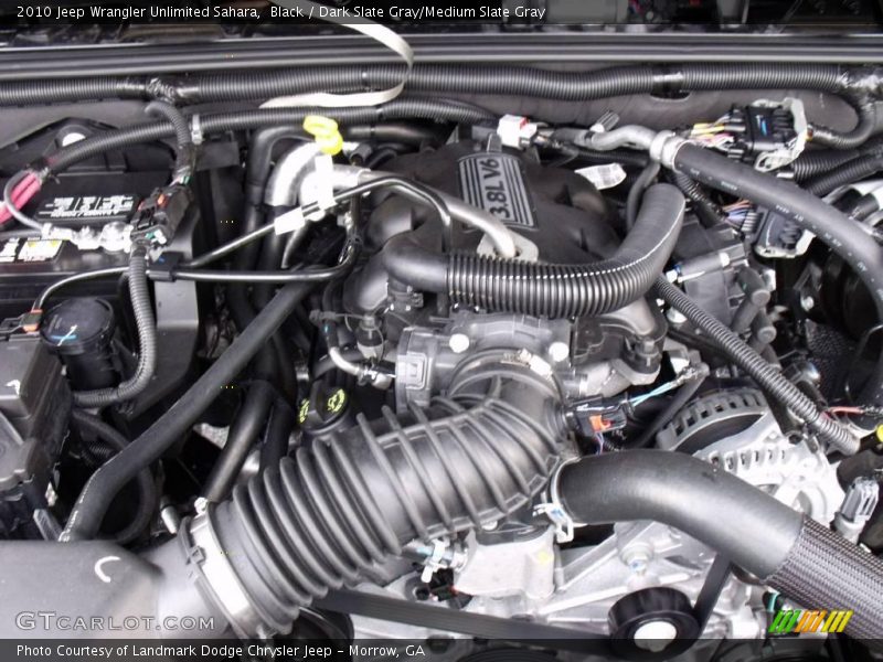 Black / Dark Slate Gray/Medium Slate Gray 2010 Jeep Wrangler Unlimited Sahara