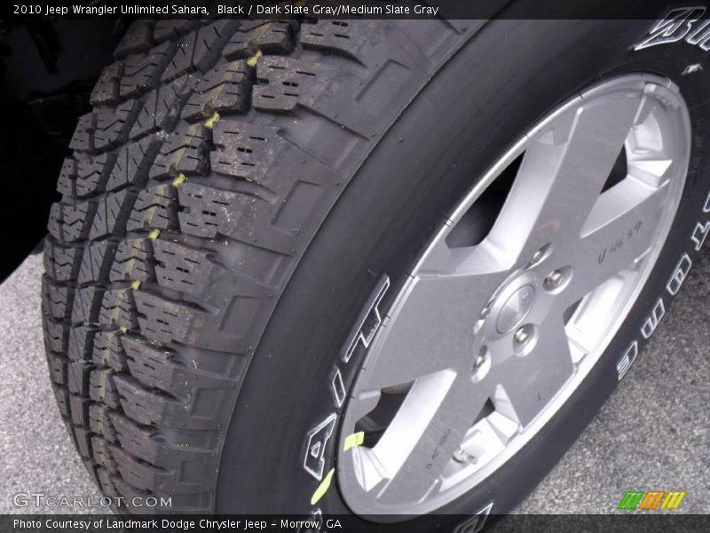 Black / Dark Slate Gray/Medium Slate Gray 2010 Jeep Wrangler Unlimited Sahara