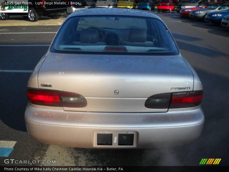 Light Beige Metallic / Beige 1995 Geo Prizm