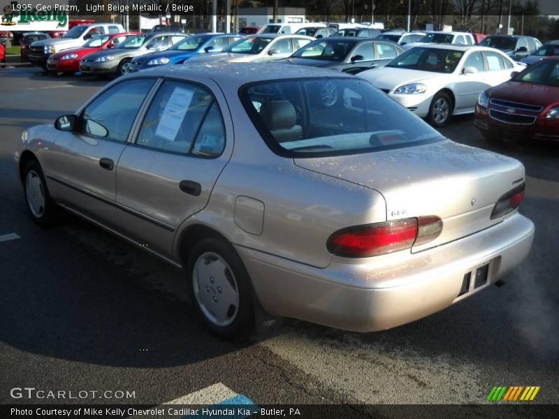 Light Beige Metallic / Beige 1995 Geo Prizm