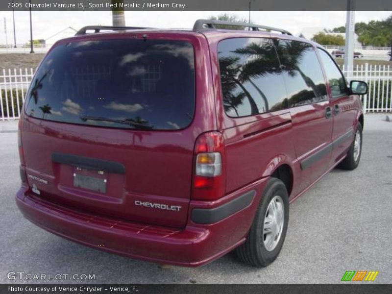 Sport Red Metallic / Medium Gray 2005 Chevrolet Venture LS