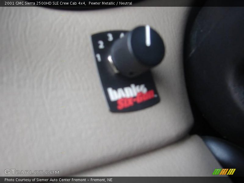 Pewter Metallic / Neutral 2001 GMC Sierra 2500HD SLE Crew Cab 4x4