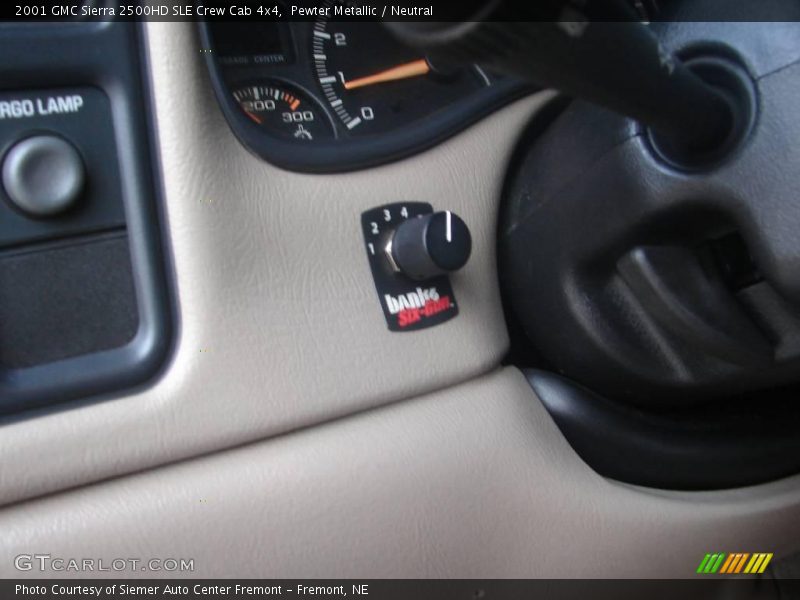 Pewter Metallic / Neutral 2001 GMC Sierra 2500HD SLE Crew Cab 4x4