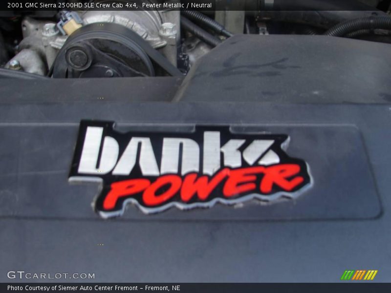 Pewter Metallic / Neutral 2001 GMC Sierra 2500HD SLE Crew Cab 4x4