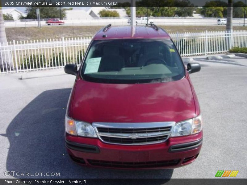 Sport Red Metallic / Medium Gray 2005 Chevrolet Venture LS