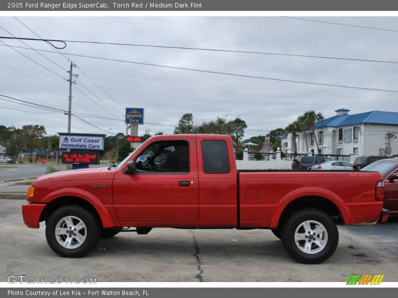 Torch Red / Medium Dark Flint 2005 Ford Ranger Edge SuperCab