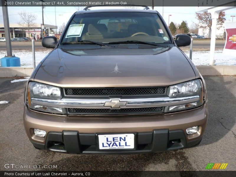 Sandalwood Metallic / Medium Oak 2003 Chevrolet TrailBlazer LT 4x4
