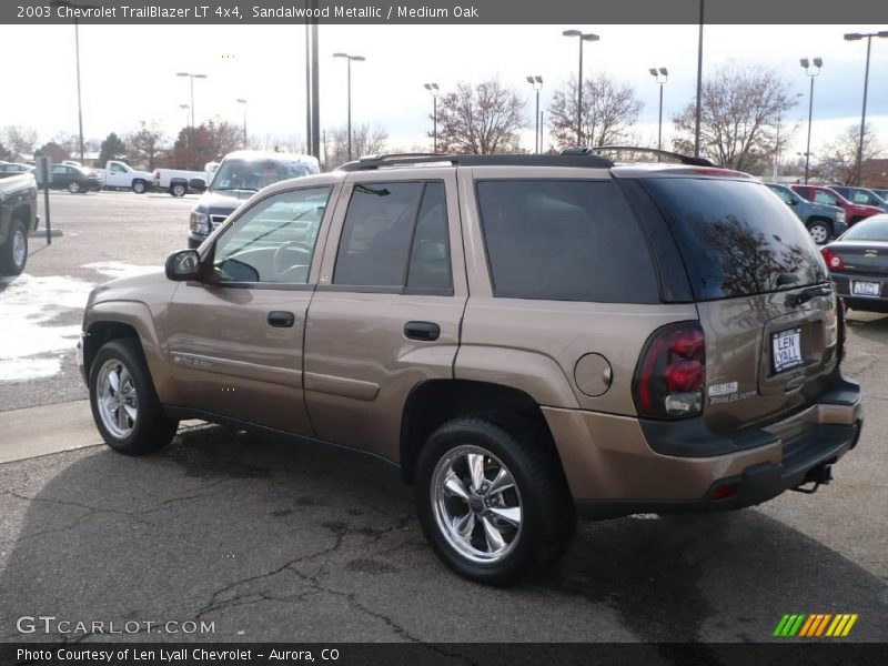 Sandalwood Metallic / Medium Oak 2003 Chevrolet TrailBlazer LT 4x4
