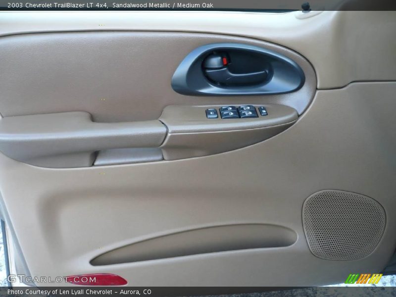 Sandalwood Metallic / Medium Oak 2003 Chevrolet TrailBlazer LT 4x4