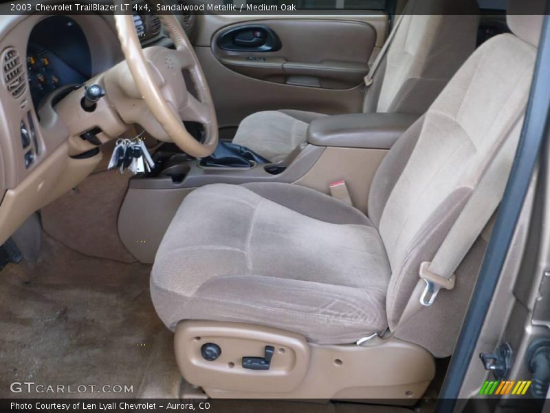 Sandalwood Metallic / Medium Oak 2003 Chevrolet TrailBlazer LT 4x4