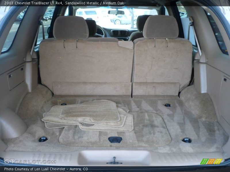Sandalwood Metallic / Medium Oak 2003 Chevrolet TrailBlazer LT 4x4
