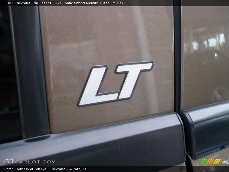 Sandalwood Metallic / Medium Oak 2003 Chevrolet TrailBlazer LT 4x4