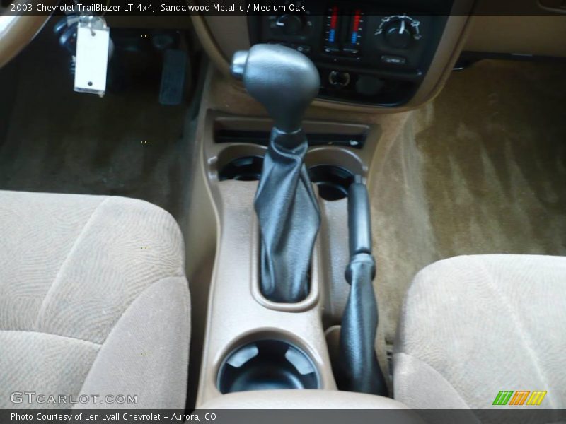 Sandalwood Metallic / Medium Oak 2003 Chevrolet TrailBlazer LT 4x4