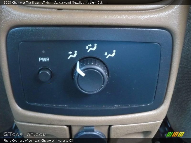 Sandalwood Metallic / Medium Oak 2003 Chevrolet TrailBlazer LT 4x4