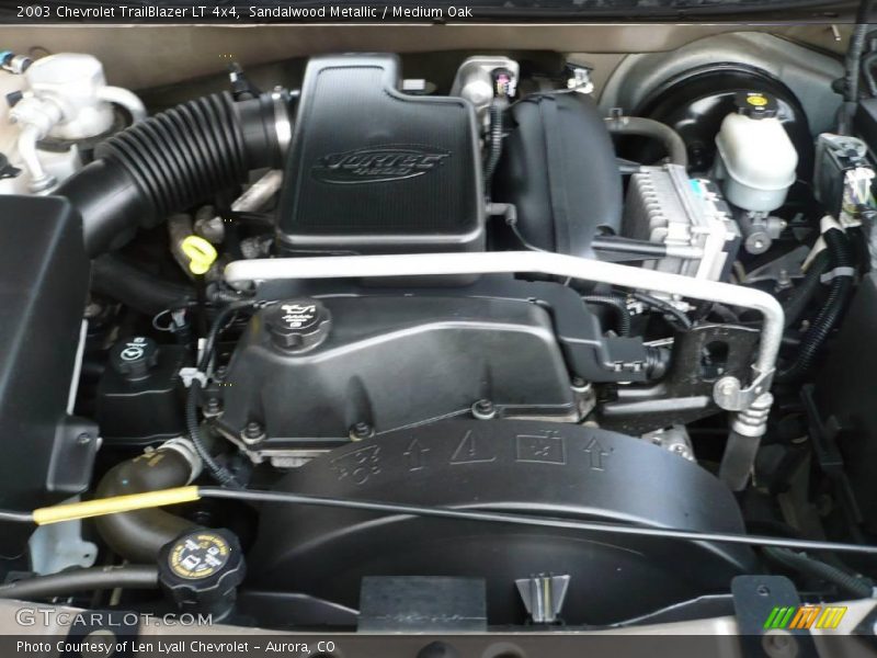 Sandalwood Metallic / Medium Oak 2003 Chevrolet TrailBlazer LT 4x4