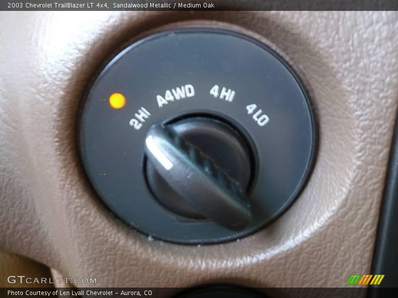 Sandalwood Metallic / Medium Oak 2003 Chevrolet TrailBlazer LT 4x4