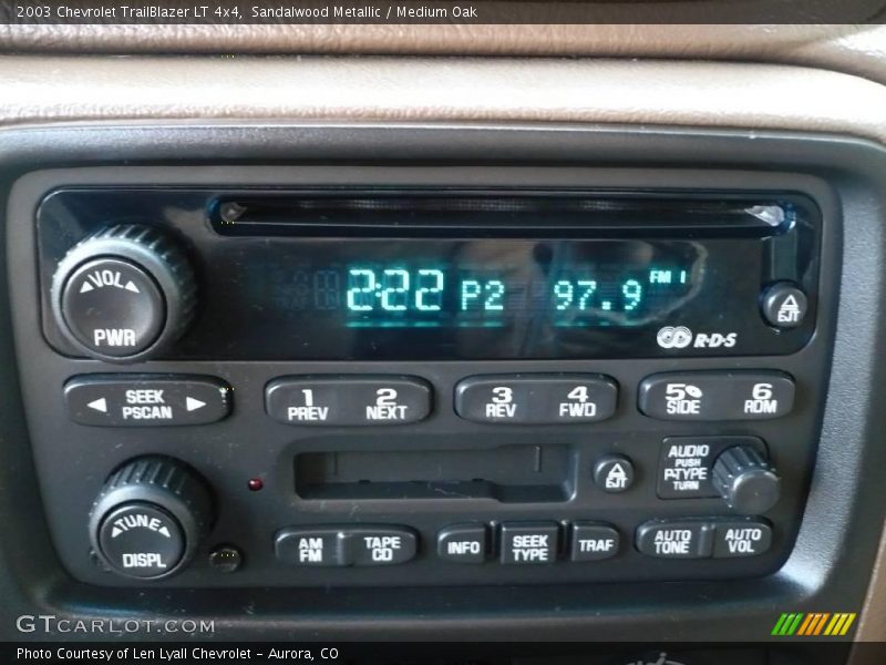 Sandalwood Metallic / Medium Oak 2003 Chevrolet TrailBlazer LT 4x4