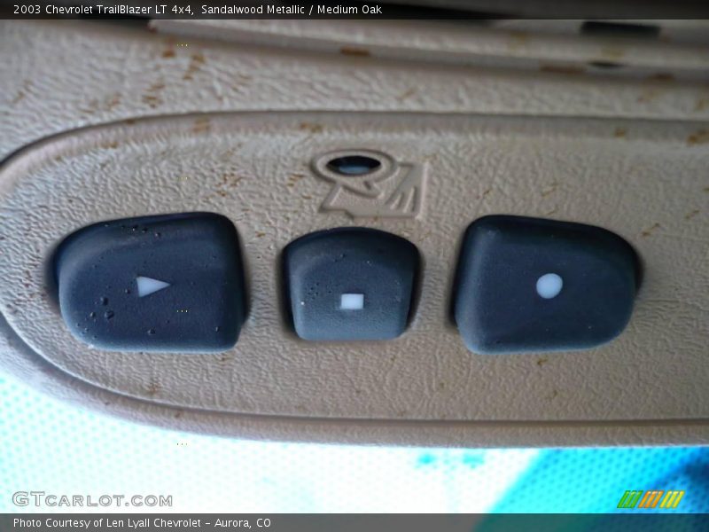 Sandalwood Metallic / Medium Oak 2003 Chevrolet TrailBlazer LT 4x4
