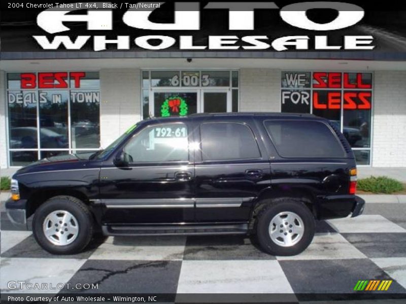 Black / Tan/Neutral 2004 Chevrolet Tahoe LT 4x4