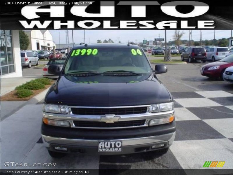 Black / Tan/Neutral 2004 Chevrolet Tahoe LT 4x4