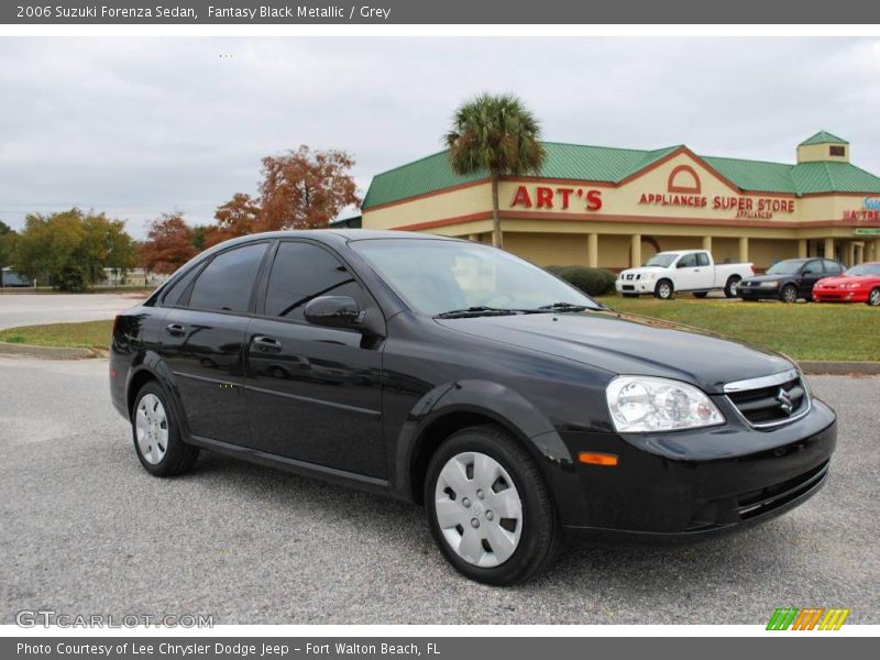 Fantasy Black Metallic / Grey 2006 Suzuki Forenza Sedan