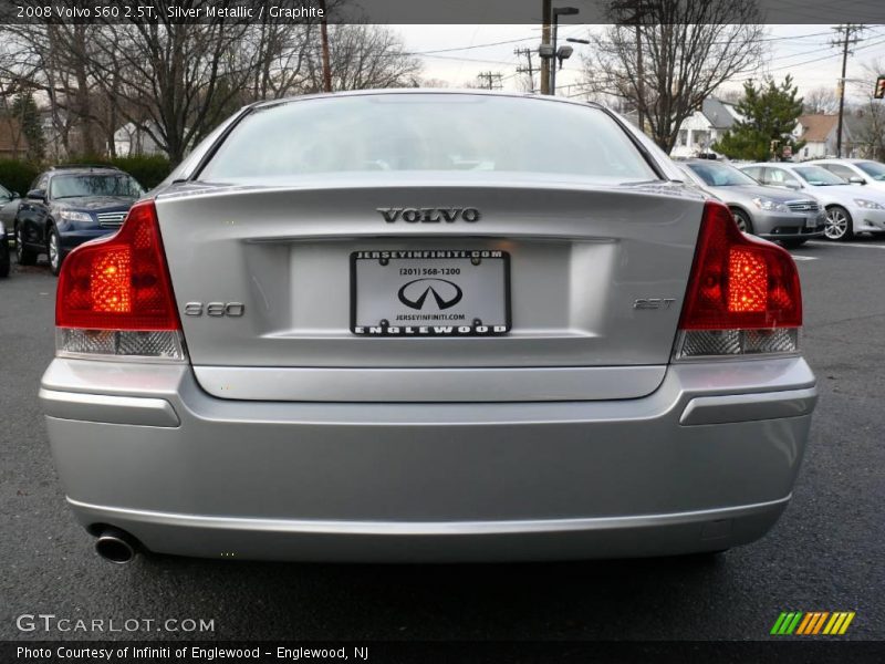 Silver Metallic / Graphite 2008 Volvo S60 2.5T