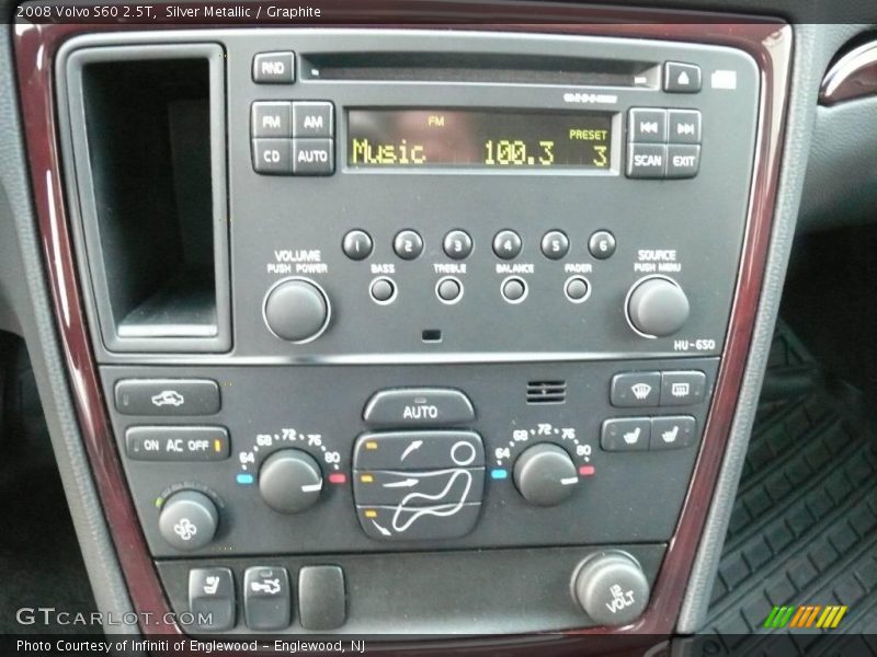 Silver Metallic / Graphite 2008 Volvo S60 2.5T