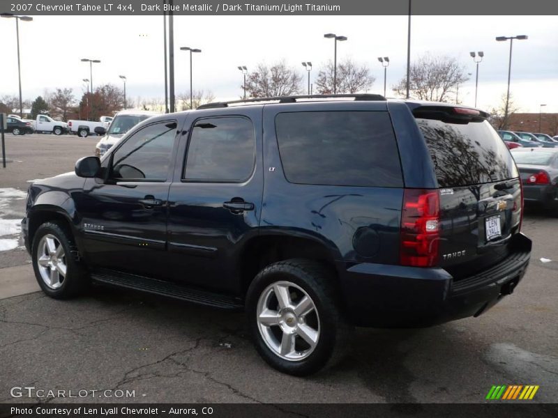 Dark Blue Metallic / Dark Titanium/Light Titanium 2007 Chevrolet Tahoe LT 4x4