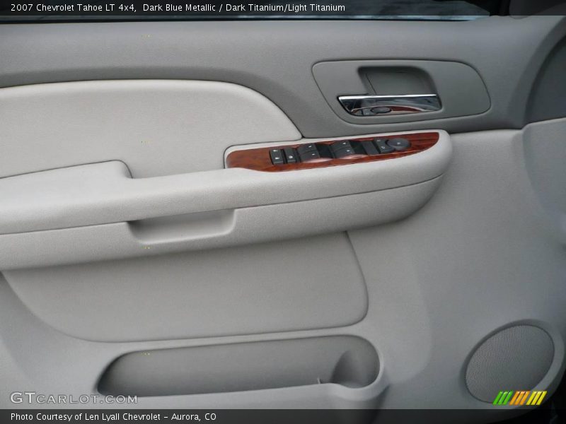 Dark Blue Metallic / Dark Titanium/Light Titanium 2007 Chevrolet Tahoe LT 4x4